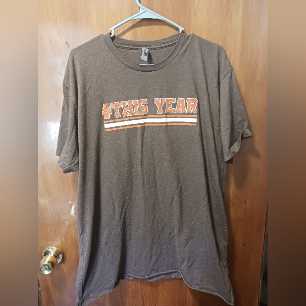 Next level apparel Cleveland browns this year shirt xl. A-53